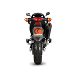 Scorpion Serket Parallel Stainless Oval Exhaust For Suzuki DL 650 V-Strom 12-Current