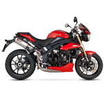 Scorpion Serket Carbon Oval Exhaust For Triumph Speed Triple 2011-2015