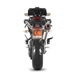 Scorpion Serket Stainless Oval Exhaust For Triumph Tiger 1050 2013-2017
