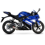 Scorpion Serket Taper Stainless Oval Exhaust For Yamaha YZF R 125 2008-2013