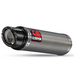 Scorpion Stealth Satin Titanium Oval Exhaust Carbon Outlet Honda CBR 1000 RR 06-07