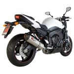 Scorpion Serket Satin Titanium Oval Exhaust For Yamaha FZ1/FZ1S 2006-2016