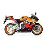 Scorpion Stealth Satin Titanium Oval Exhaust - Honda CBR 600 RR 2013 - 2018
