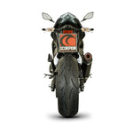 Scorpion Serket Taper Stainless Oval Exhaust For Kawasaki Z800 2013-2016