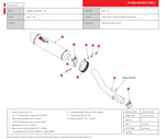 Scorpion Factory Satin Titanium Oval Exhaust Carbon Outlet Honda CBR 600 Fi F4i 01-08