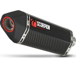 Scorpion Serket Parallel Carbon Oval Exhaust For Yamaha XSR 900 2016-2021