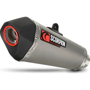 Scorpion Serket Taper Titanium Oval Exhaust For Yamaha MT-09 Tracer 2015-2020