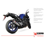 Scorpion Serket Taper Titanium Oval Exhaust For Yamaha MT-10 2016-2021