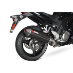 Scorpion Serket Parallel Stainless Oval Exhaust For Suzuki SV 650 2004-2015