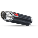 Scorpion Stealth Carbon Oval Exhaust Triumph Daytona 675 06-Current