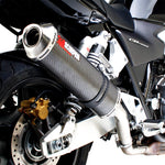 Scorpion Factory Satin Titanium Round Exhaust Carbon Outlet Honda CB 1300 03>Current