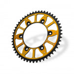 Apico Xtreme Alloy/Steel Rear Sprocket - KTM SX/EXC 125-620 1990-2024, Husqvarna TE/TC/FE/FC 2000-24 Orange/48T