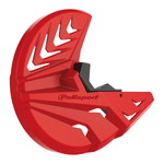 Polisport Front Disc Protector - Gas Gas EC 250/300 2009-20, MR 250/300 2023 - Red