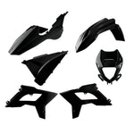 Polisport Restyle Plastics Kit - Beta RR 125/250/300/350/390/430/480 2T & 4T 2018-19 - Black