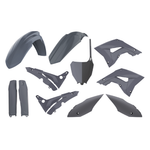 Polisport Restyle Plastics Kit - Honda Restyle CR 125/250 2002-07 To CRF 450 2021-22 Style - Grey