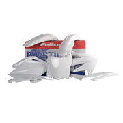 Polisport Plastics Kit - Honda CRF250R 2008 - White