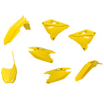 Polisport Full Plastics Kit - Suzuki RM 125/250 2001-08 Restyle To 2022 RM-Z Style - Yellow