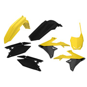 Polisport Plastics Kit - Suzuki RMZ250 2019-2025, RMZ450 2018-2025 - Yellow/Black