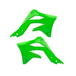 Polisport Radiator Scoops - Kawasaki KXF450 2012-15 - Green