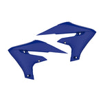 Polisport Radiator Scoops - Yamaha YZF250 2019-23, YZF450 2018-22, YZF250X & WRF250 2020-23, YZF450X & WRF450 2019-23 - Blue