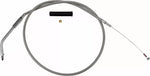 Drag Specialties Stainless Steel Braided Idle Cable For Harley Davidson FLHR 1340 1994-1995 92.5 cm (36-1 2") - Silver Unfinished