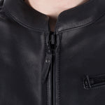 Oxford Henlow Leather Men's Jacket Black