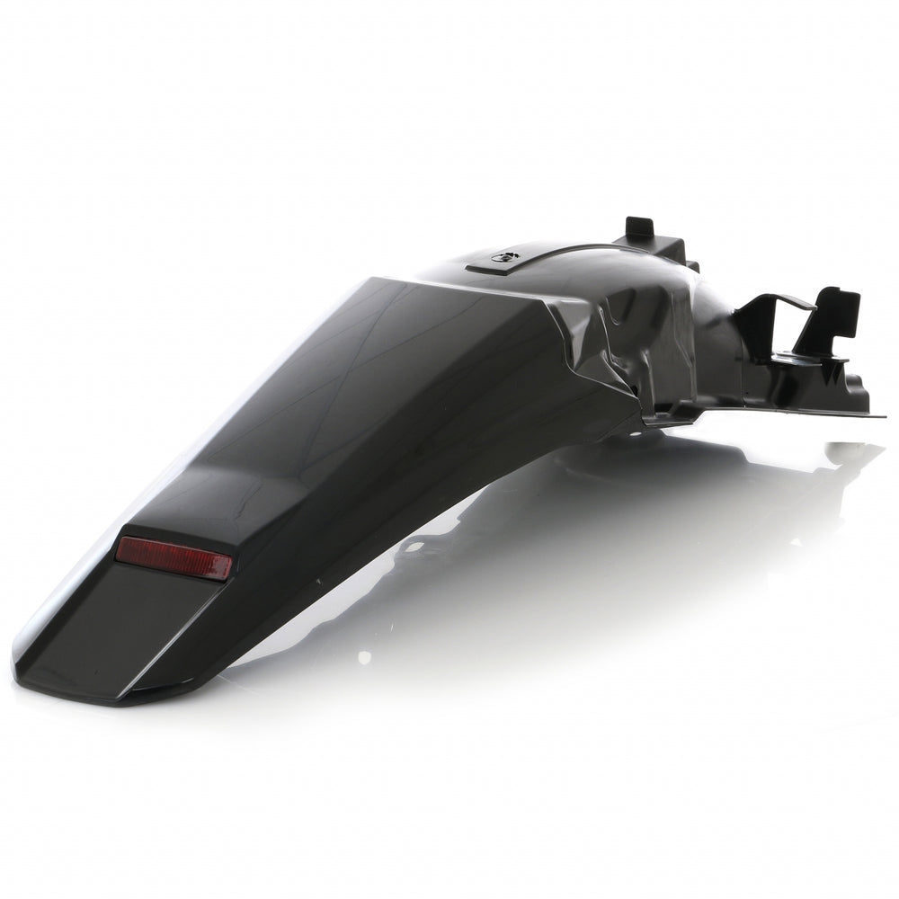 Acerbis Rear Fender With Tail/ Brake Light - Honda CRF250X 2004-14 - Black