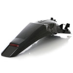 Acerbis Rear Fender With Tail/ Brake Light - Honda CRF250X 2004-14 - Black