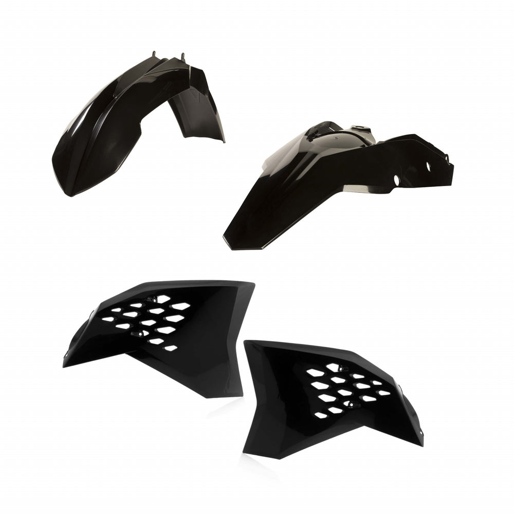 Acerbis Standard Plastics Kit - KTM EXC 125/200/250/300 & EXC-F 250/400/450/500 2008-11 - Black