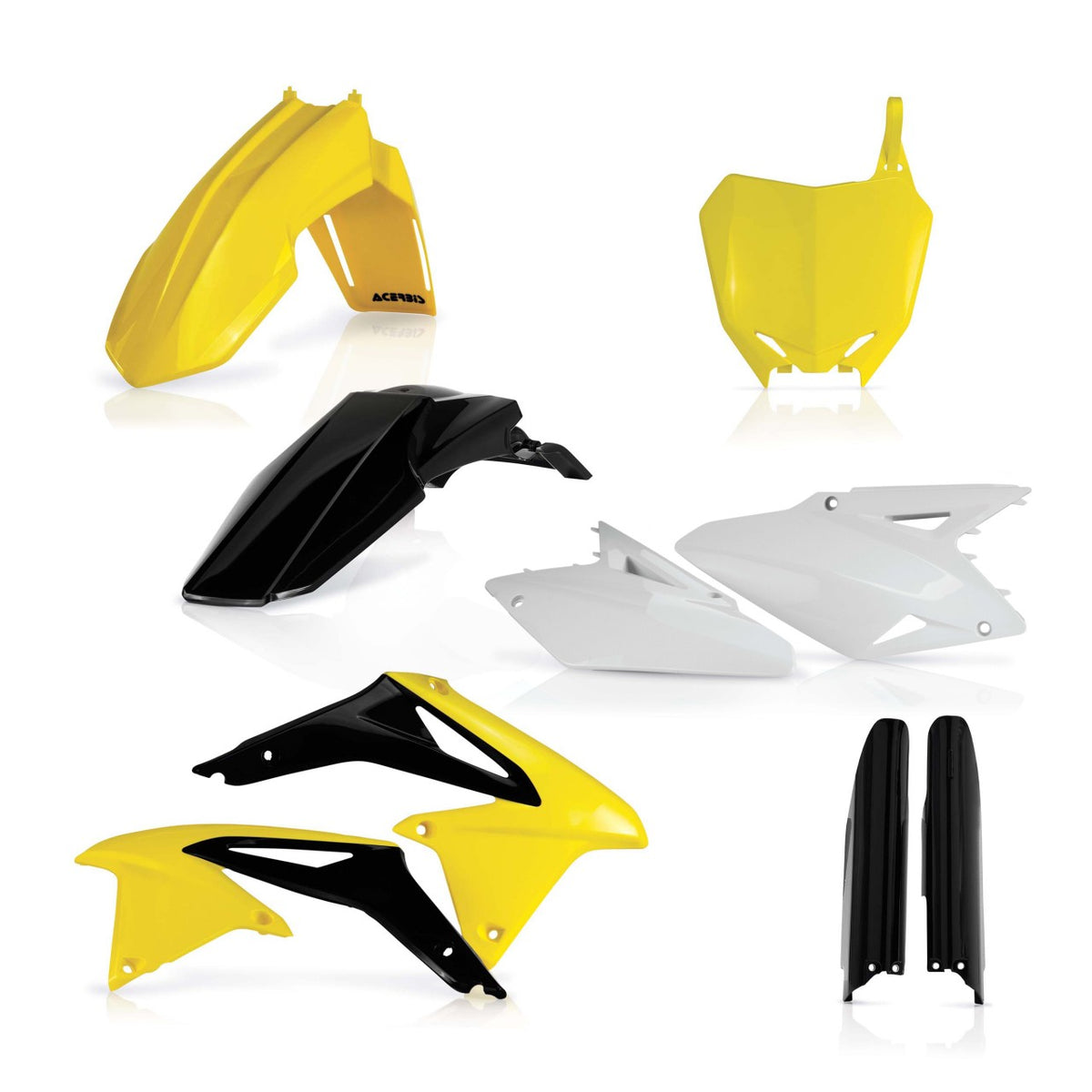 Full Plastics Kit Suzuki RMZ450 2008 17 OEM 14