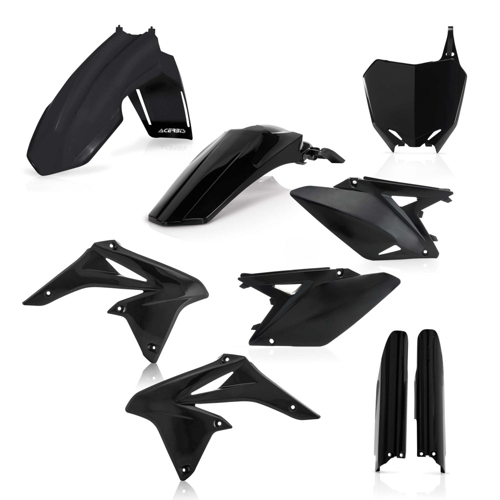 Acerbis Full Plastics Kit - Suzuki RMZ250 2010-18 - Black