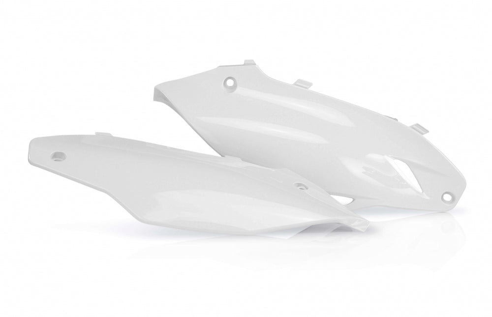 Acerbis Side Panels - Kawasaki KXF250 2013-16, KXF450 2012-15 - White (OEM)