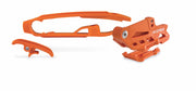 Acerbis Chain Guides & Slider Kit - KTM SX125/ 150 2012-15, SX250 2011-16, SXF 250/350/450 2011-15 - Orange