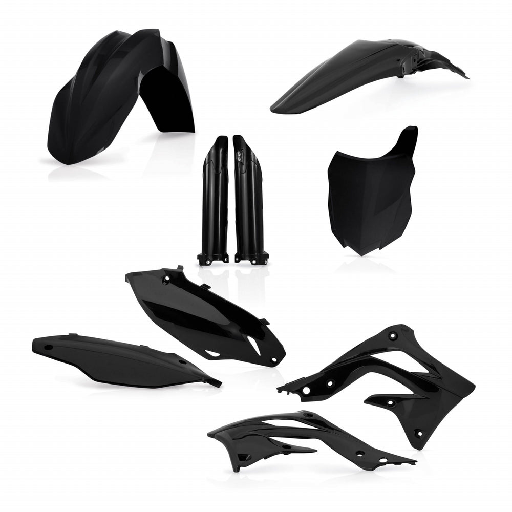 Acerbis Full Plastics Kit - Kawasaki KXF450 2013-15 - Black