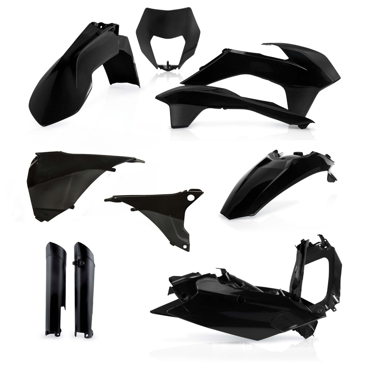 Full Plastics Kit KTM EXC EXC F 125 540 2014 15