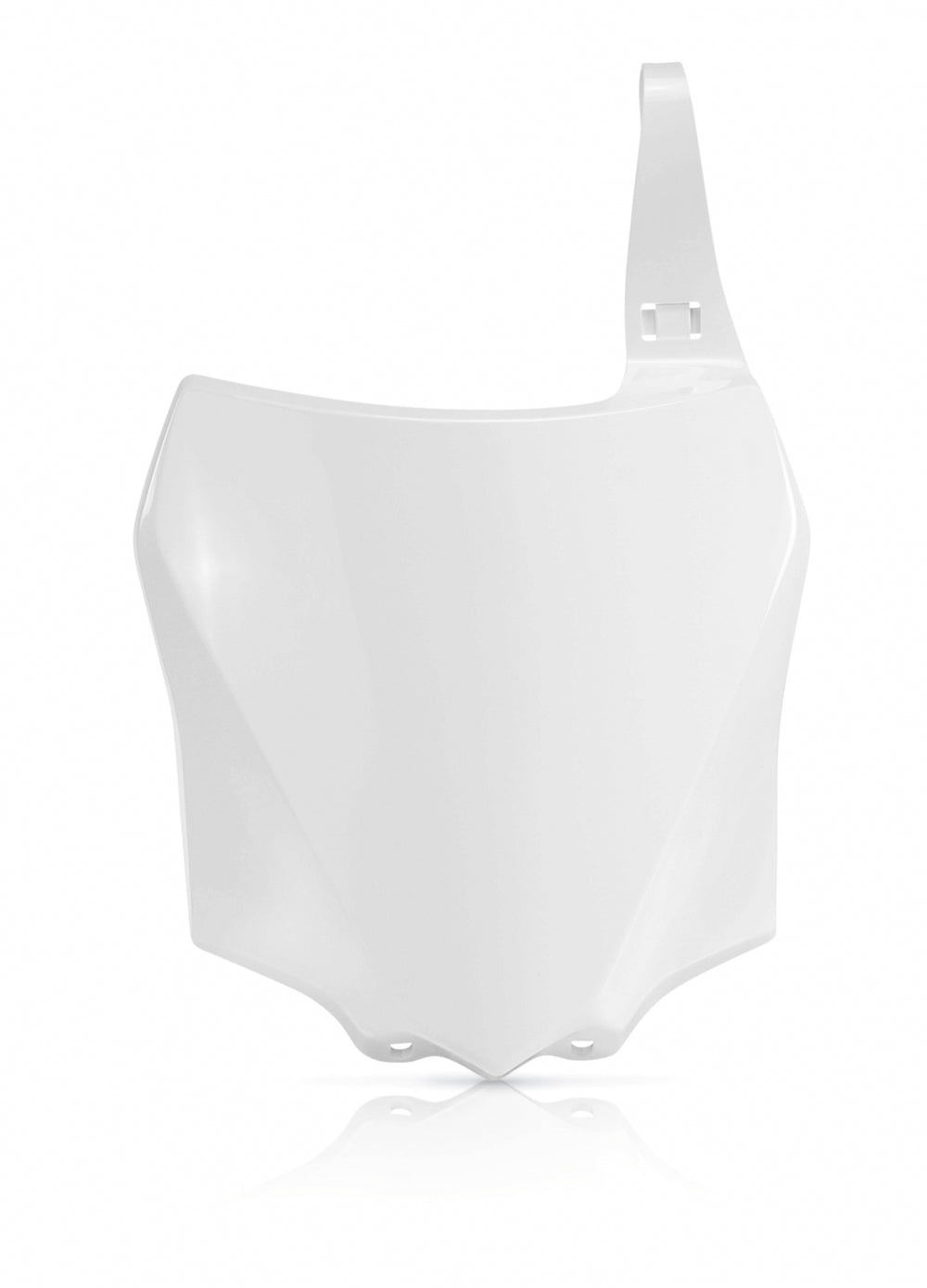 Acerbis Front Number Board - Kawasaki KX85 2014-2024, KX100 2014-2021 - White