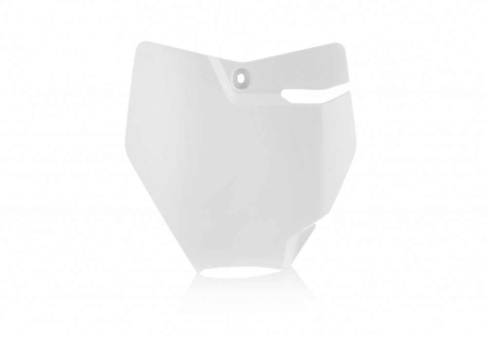 Acerbis Front Number Board - KTM SX65 2016-23, Gas Gas MC65 2021-23 - White