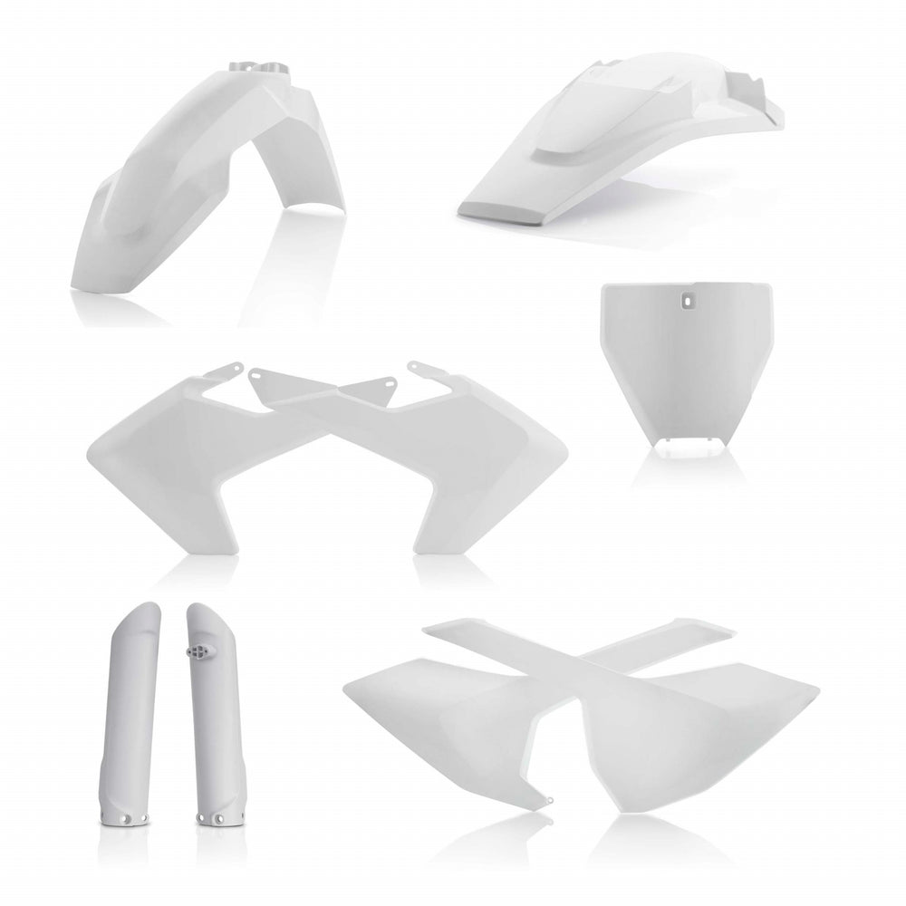 Acerbis Full Plastics Kit - Husqvarna TC 125/250/300 & FC 250/350/450 2016-18 - White