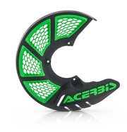 Acerbis X-Brake 2.0 Front Vented Disc Cover - Black/ Green