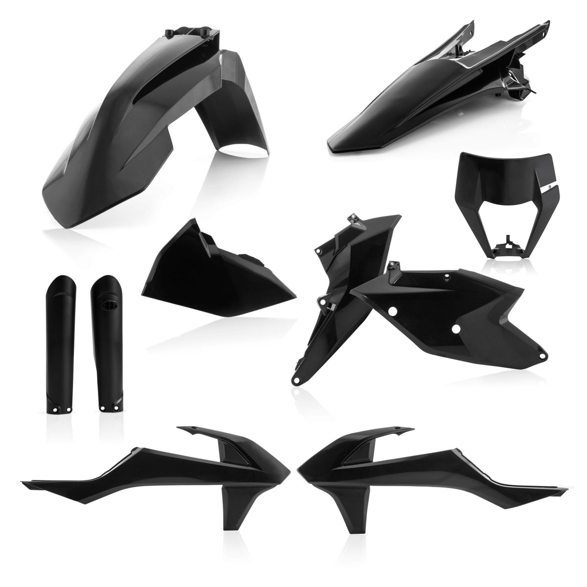Full Enduro Plastics Kit KTM EXC F 250 350 450 500 2017 19 XC W TPI 2019