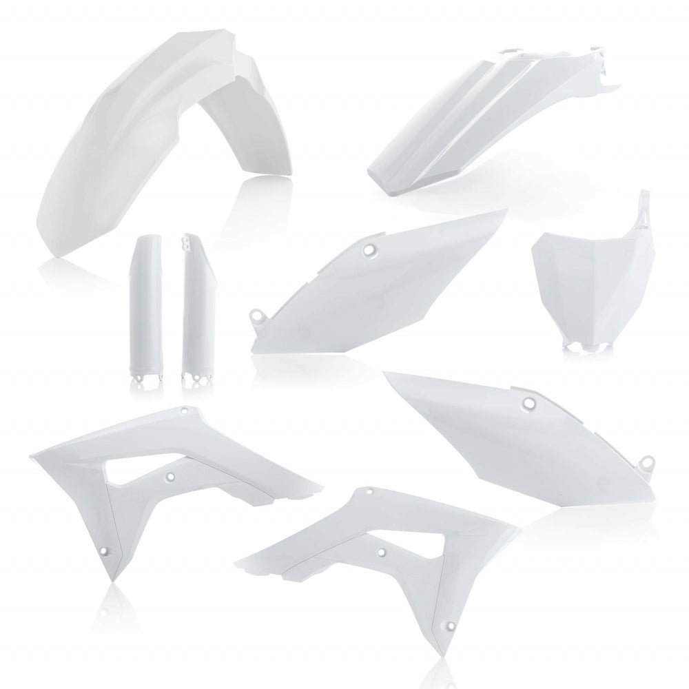 Acerbis Full Plastics Kit - Honda CRF250R 2018, CRF450R 2017-18 - White