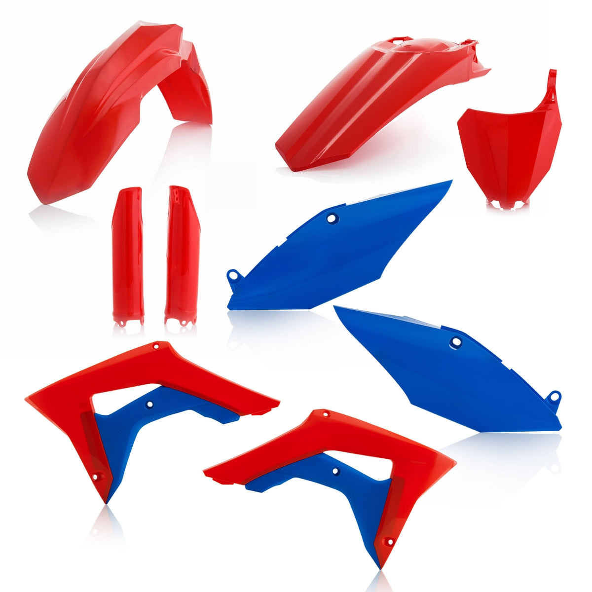 Full Plastics Kit Honda CRF250R 2018 CRF450R 2017 18 Patriot Red