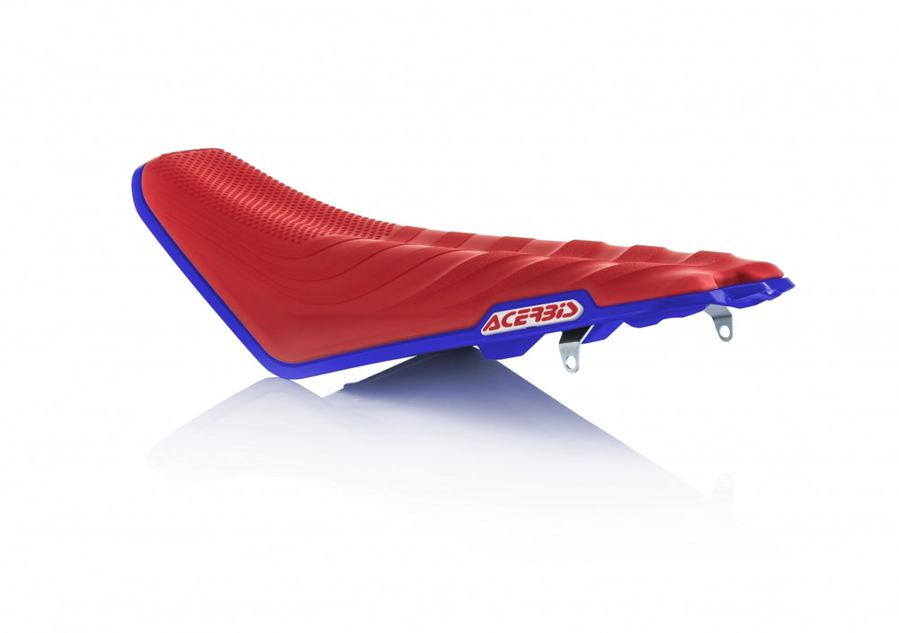 Acerbis X-Seat Complete Soft Seat - Honda CRF250R 2018-21, CRF450R 2017-20 - Red/ Blue
