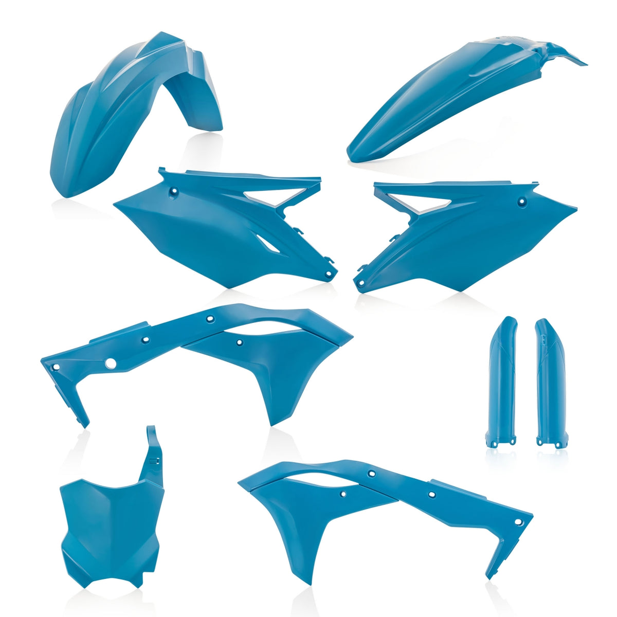 Full Plastics Kit Kawasaki KXF250 2018 20 Light Blue