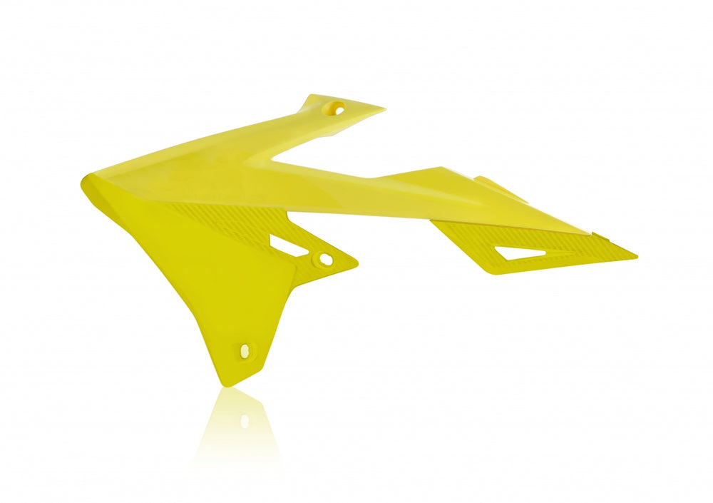 Acerbis Radiator Scoops - Suzuki RMZ250 2019-2025, RMZ450 2018-2025 - Yellow