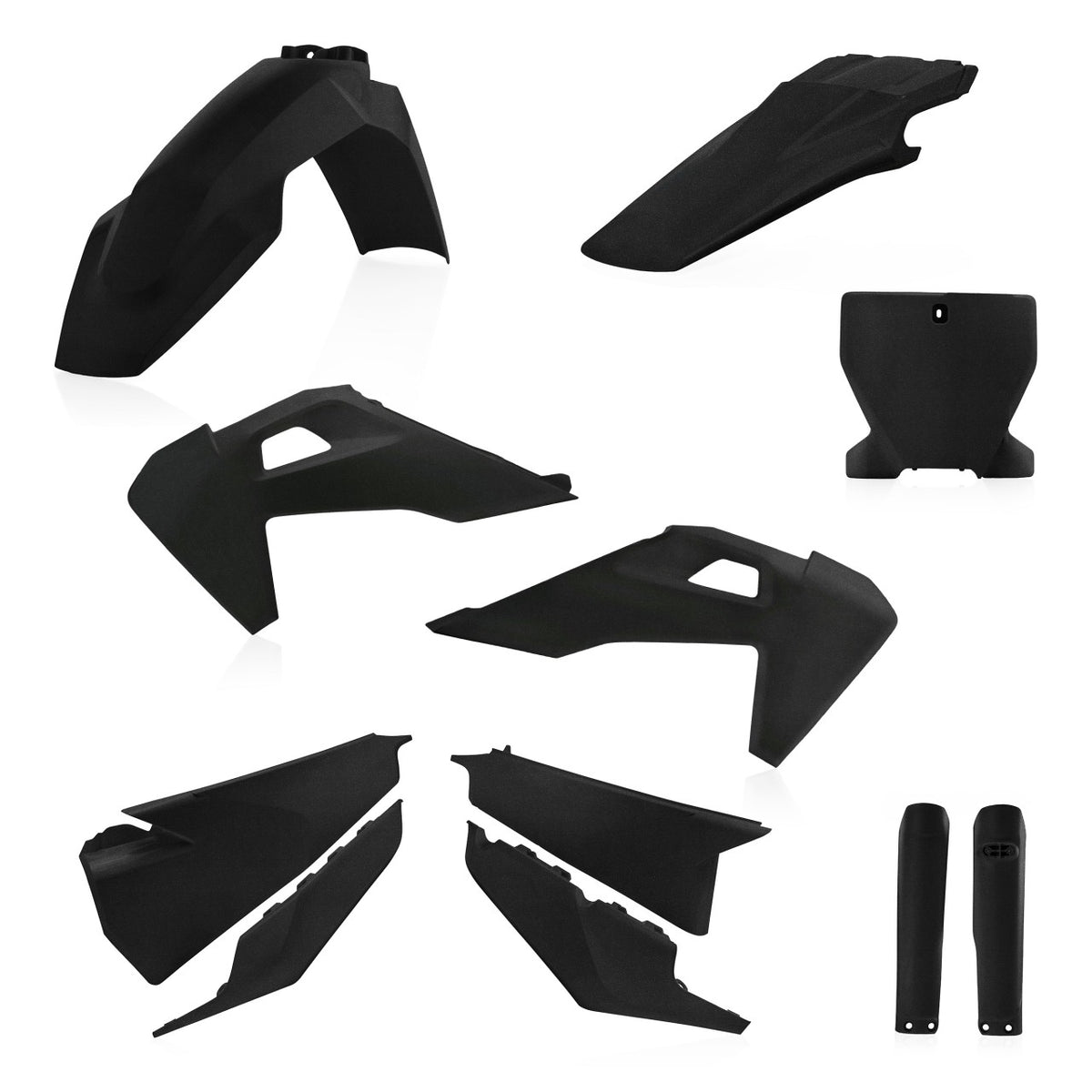 Full Plastics Kit Husqvarna FC250 350 & TC125 250 2019 2022 Metallic