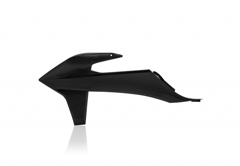 Acerbis Radiator Scoops - KTM SX 125/250 & SXF 250/350/450 2019-22, EXC-F 2020-23 - Black