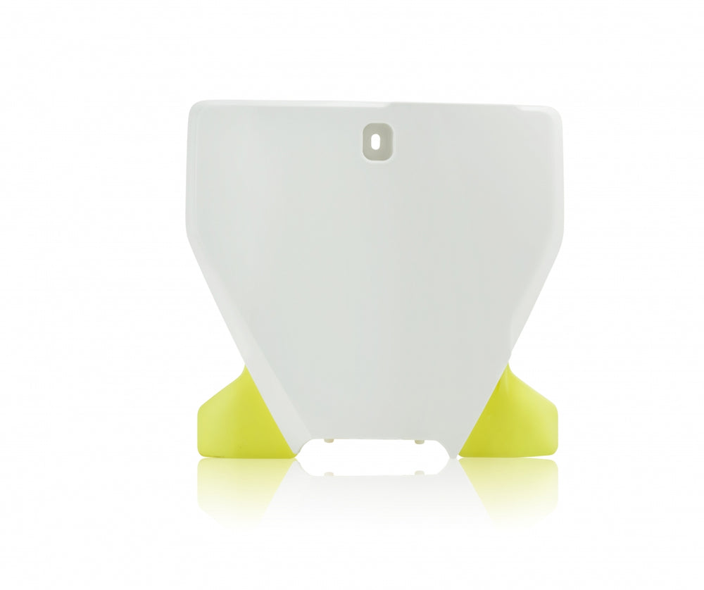 Acerbis Front Number Board - Husqvarna FC 250/350/450 & TC 125/250 2019-22 - White/ Yellow