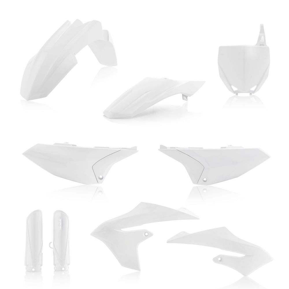 Acerbis Full Plastic Kit - Yamaha YZ65 2018-2025 - White
