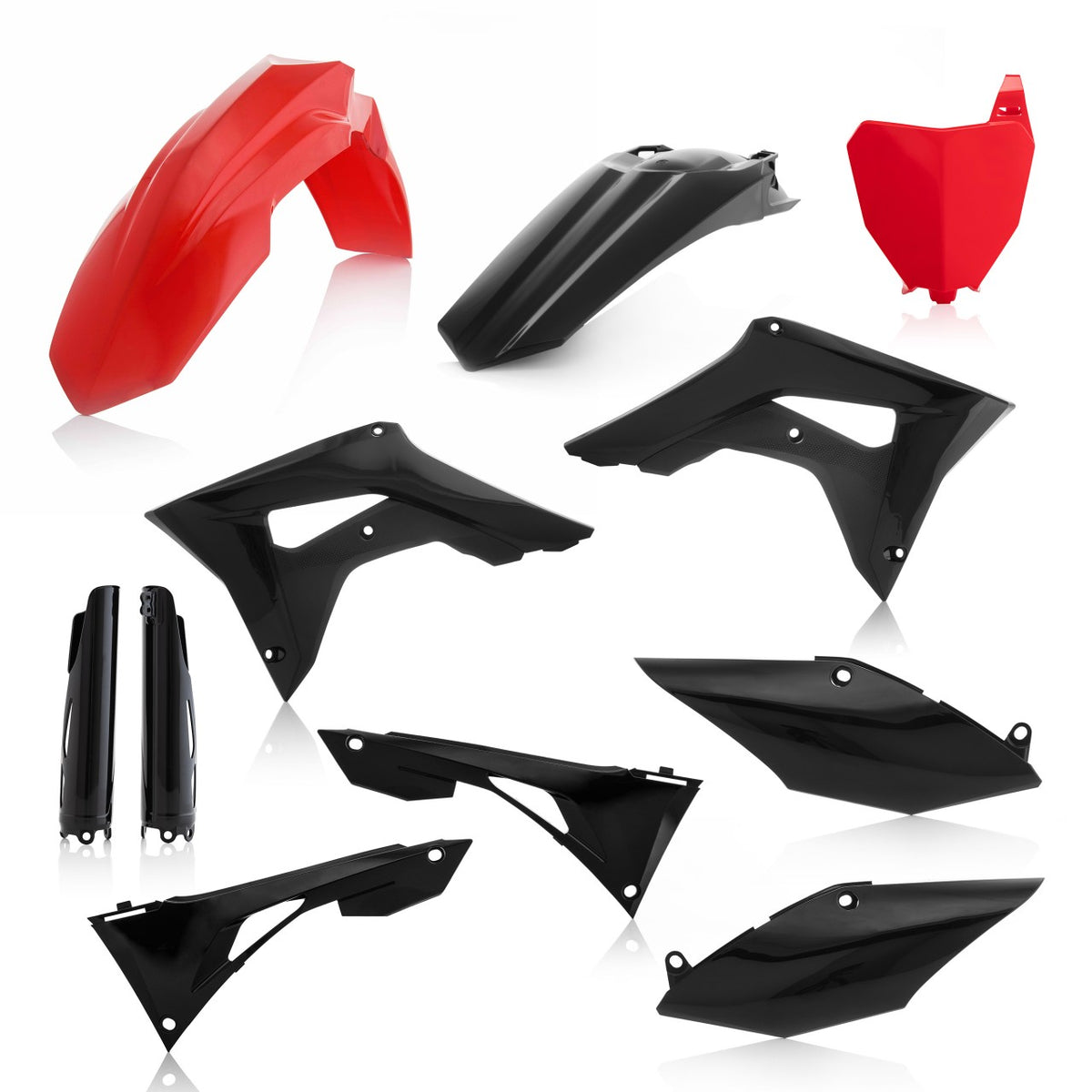 Full Plastics Kit Honda CRF250R 2019 21 CRF450R 2019 20 Red